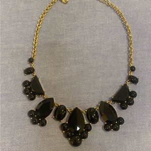 Kate Spade Black and Gold Daytripper bib necklace. Beautiful statement piece.